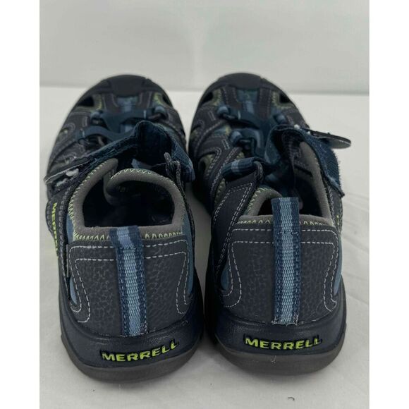 Merrell Navy Green Closed Toe Adjustable Straps Sport Sandals Size 4W Unisex - Picture 3 of 6